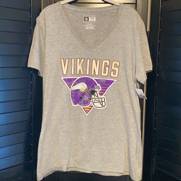 Minnesota Vikings NFL Team Apparel Tee NWT - Picture 9 of 16